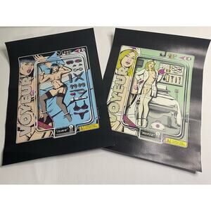 2 Poster Mindzai Creative Choppingjerks '18 16x12